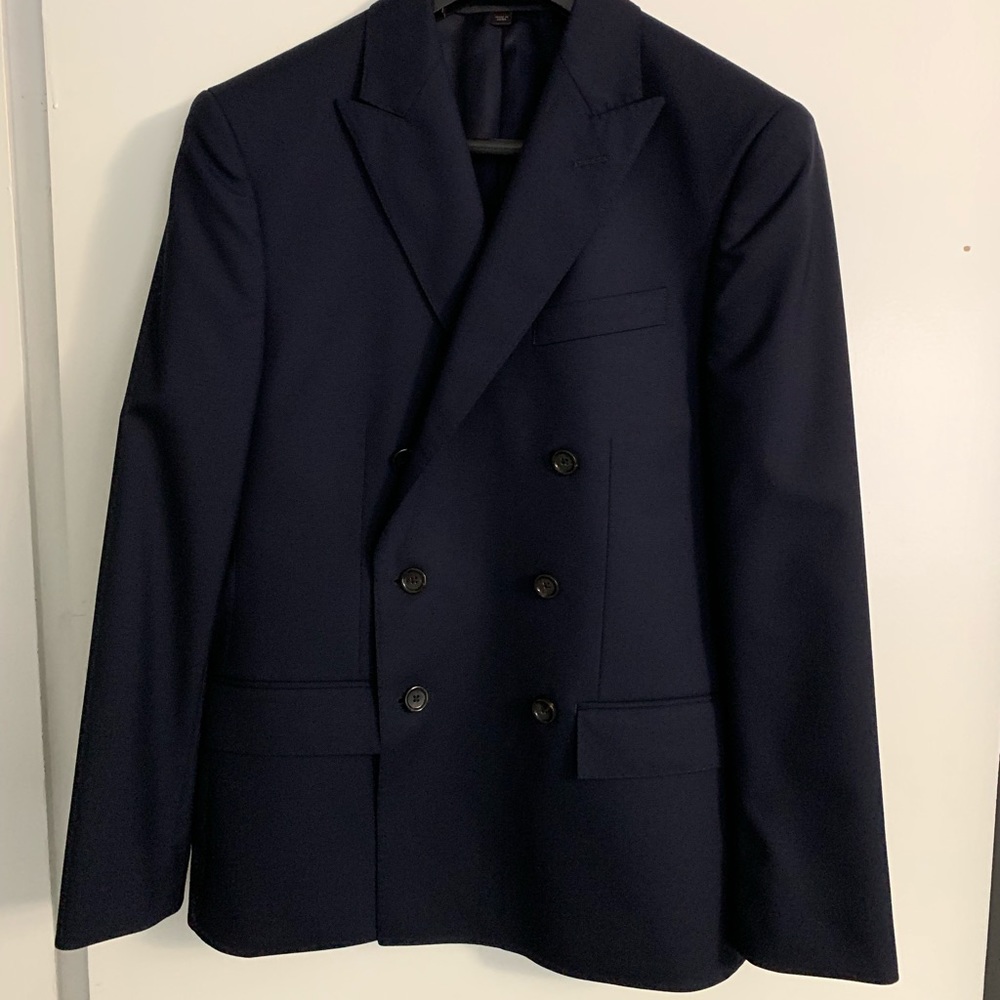 Jcrew Ludlo Slim-fit double-breasted jacket Navy